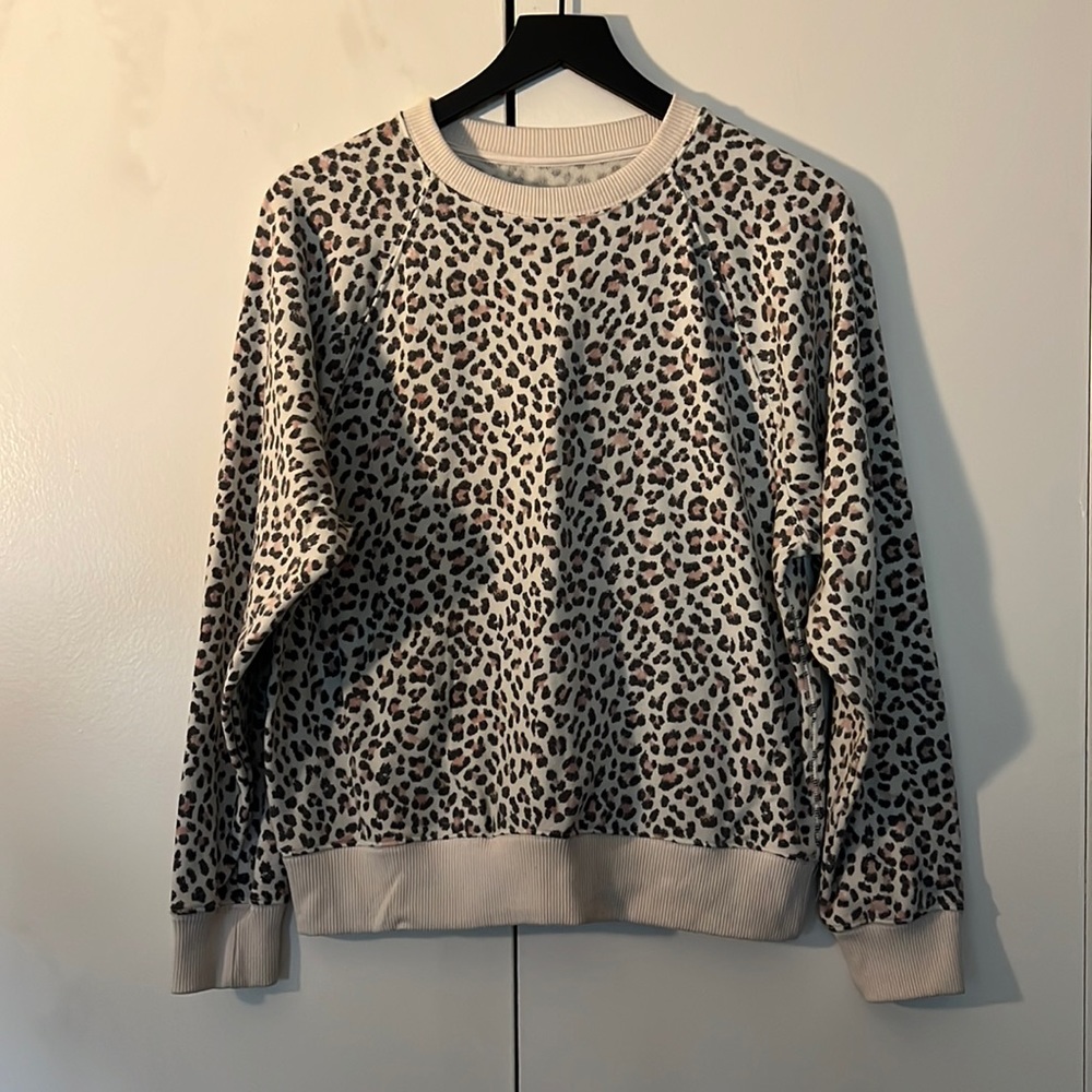 VS Leopard Print Crewneck
